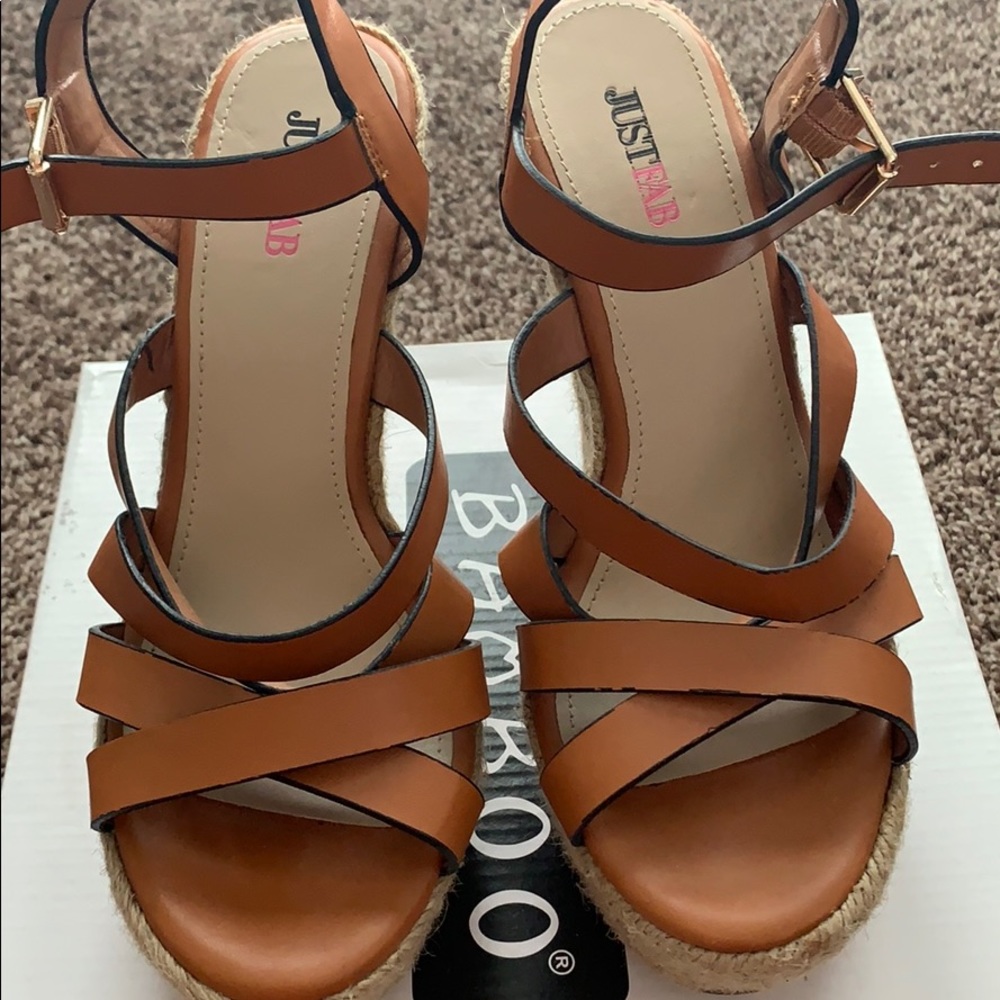 Tan wedges